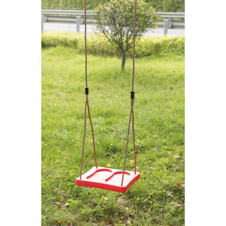 Playberg Plastic Stand Board Playground Swing, Red QI003584R